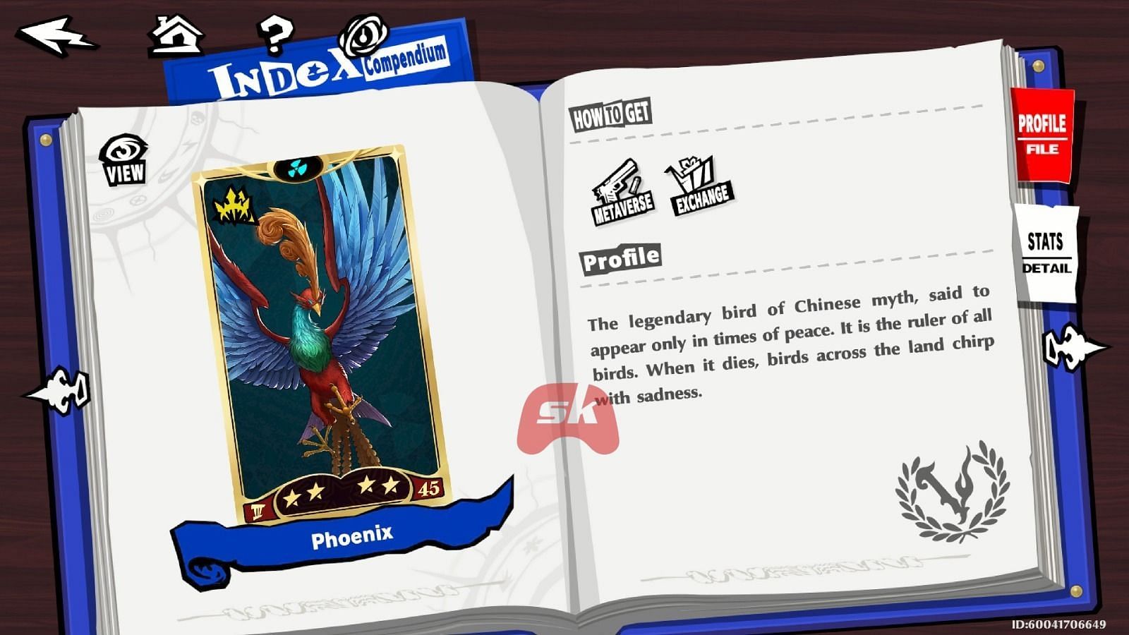 Phoenix in the list of Best beginner Personas in Persona 5: The Phantom X (Image via Sportskeeda Gaming // SEGA)